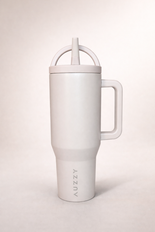 Light Beige Auzzy 40 oz Hydration Jug