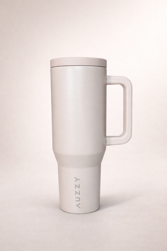 Light Beige Auzzy 40 oz Hydration Jug